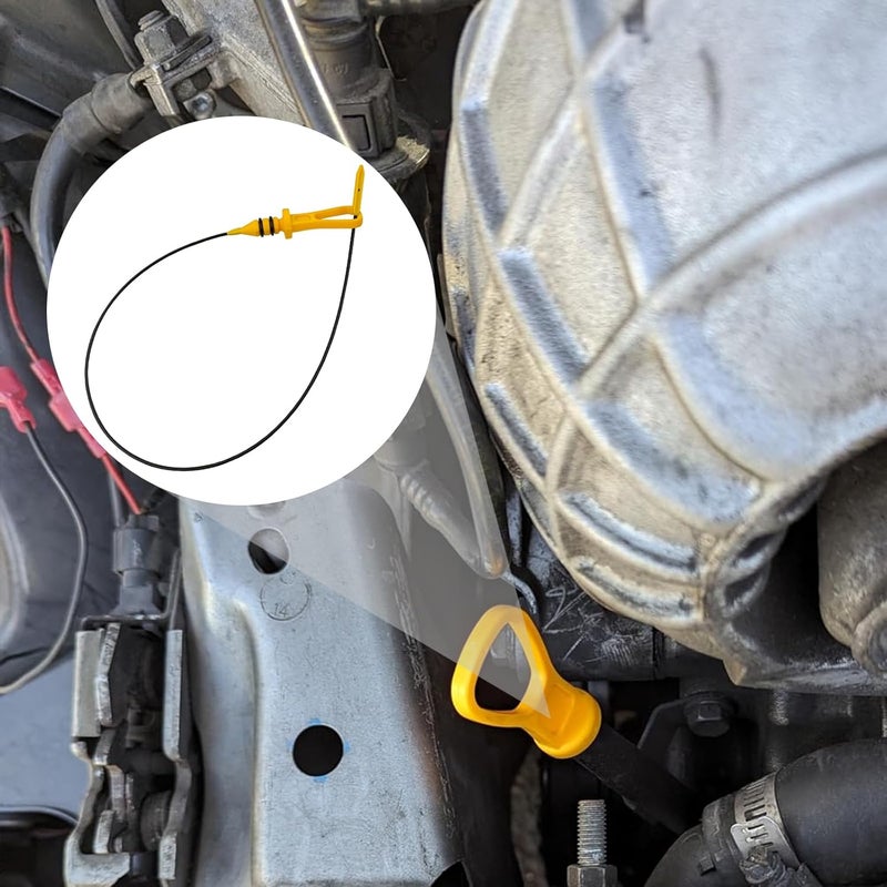 FBLOWMOD 11437509784 Engine Oil Dipstick Indicator, Fit for 2002-2008 BMW Mini Cooper S 1.6L L4 R52 R53 R56 W11B16A Engine Oil Fluid Level Dip Stick, Replace 917315 - Image 5
